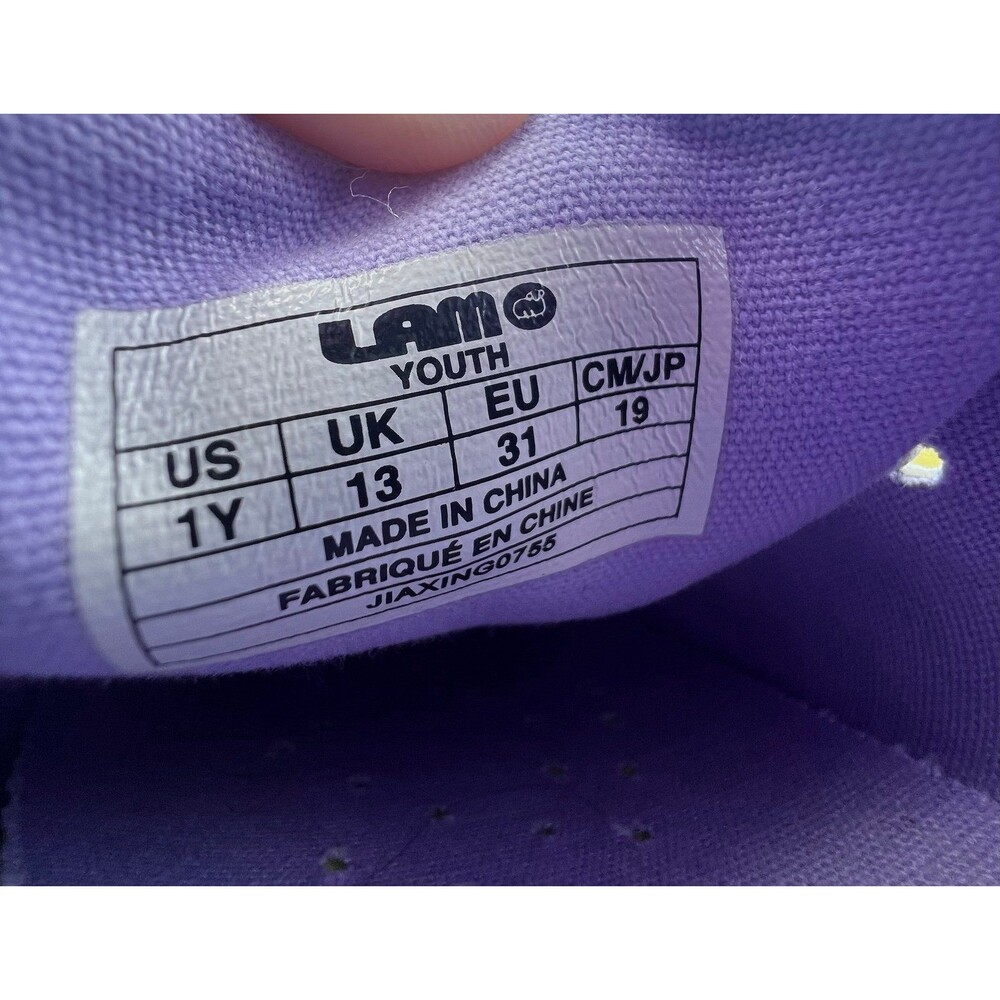 Lamo Kids Canvas Pull-On Shoe - Pastel Tie Dye size 1 - Picture 4 of 6